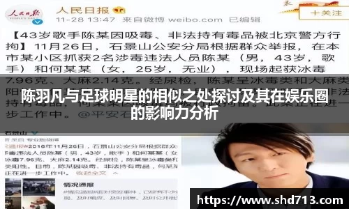 陈羽凡与足球明星的相似之处探讨及其在娱乐圈的影响力分析